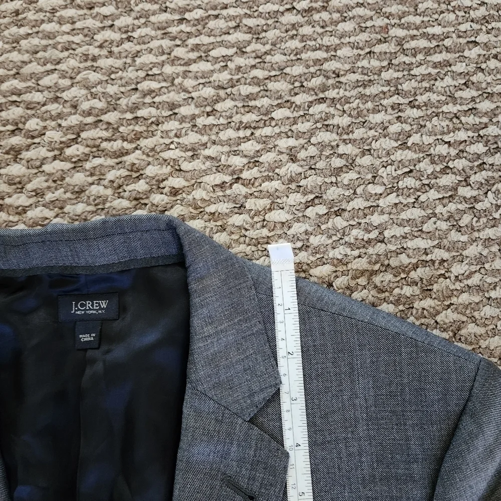 J Crew Ludlow Jacket Silver Grey Blazer Men's Size 40R